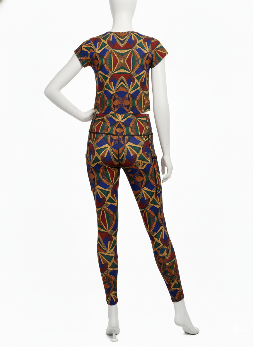 DCActv Multicolour Long Leggings