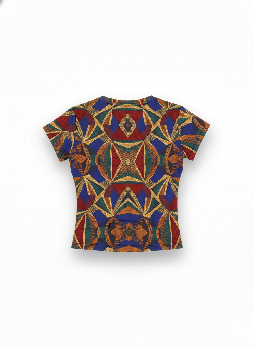 DCActv Multicolour Short Sleeve Top
