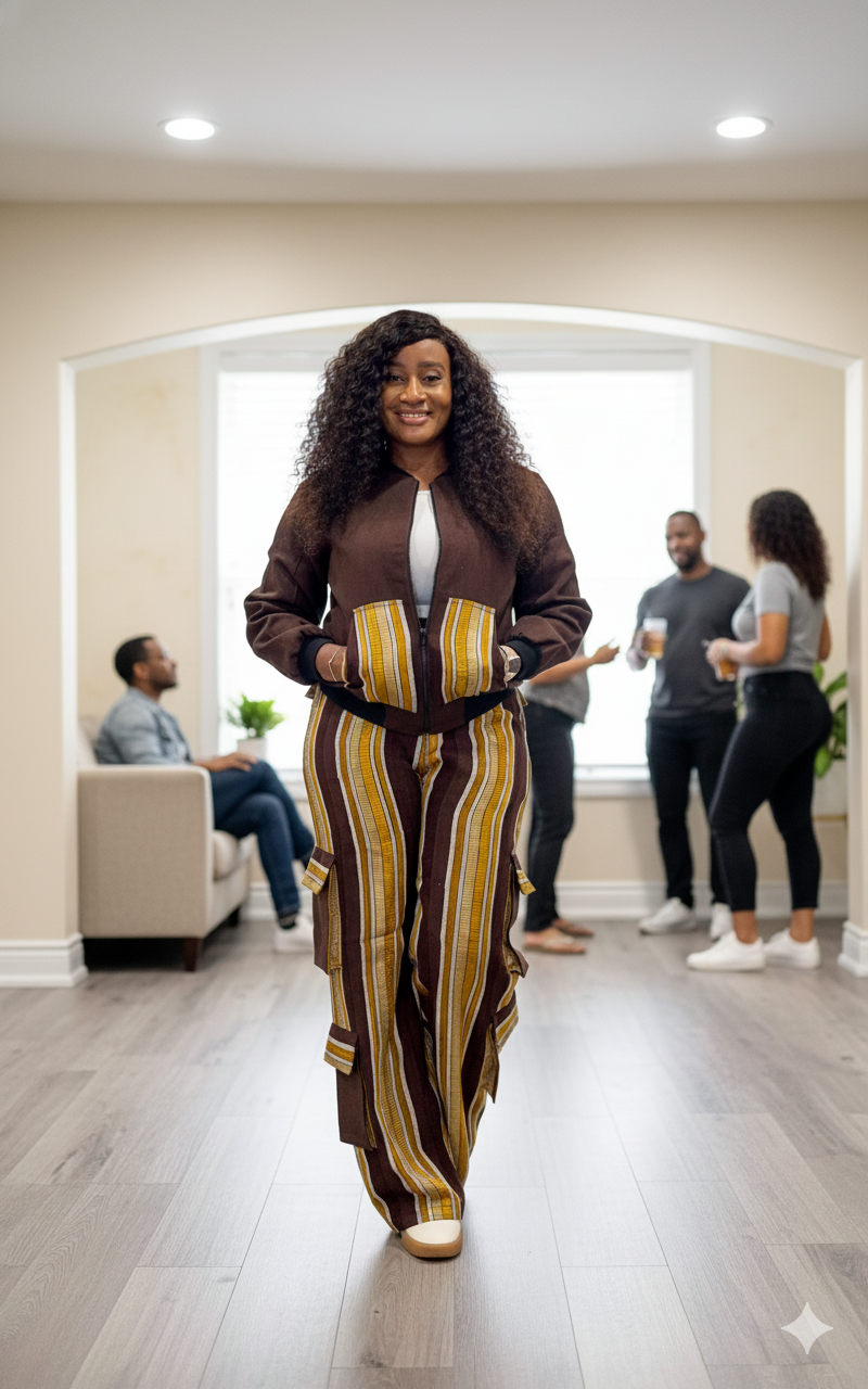 DCRTW Aso-Oke Bomber Jacket